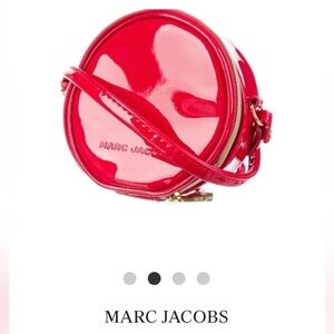 Marc Jacobs | NWOT Mini Red Patent Crossbody Round Circle Canteen Bag Purse